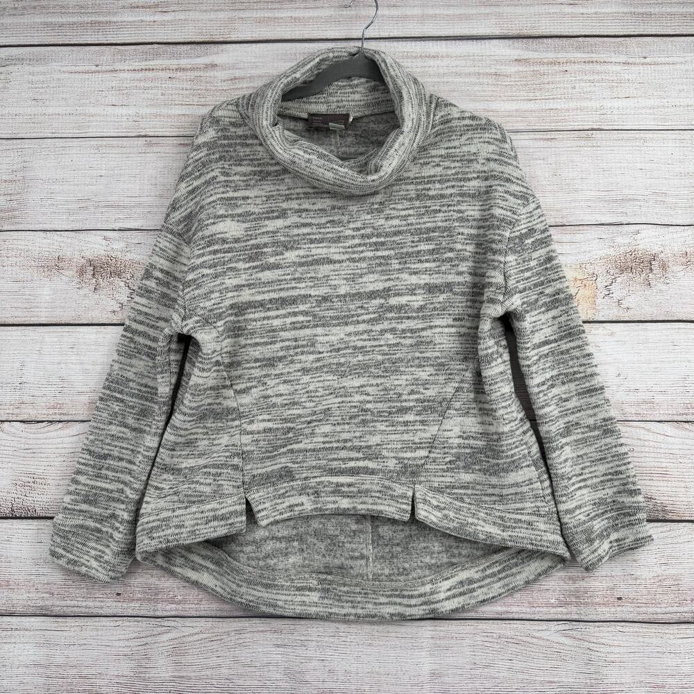 Saturday Sunday Anthropologie Turtleneck Sweater Womens‎ XS Gray Cream